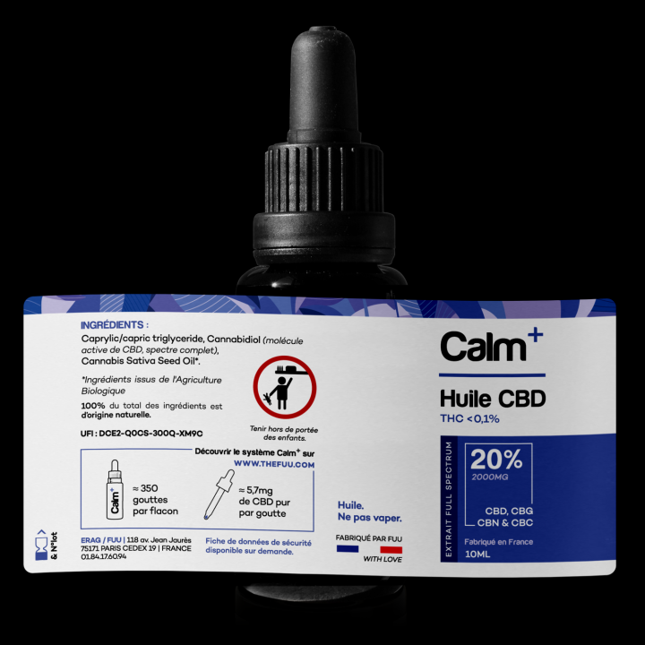 CBD Oil 20% | Calm+ | FUU