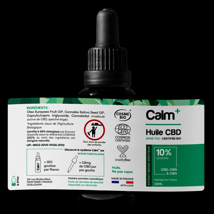 CBD Oil 10% | Calm+ | FUU