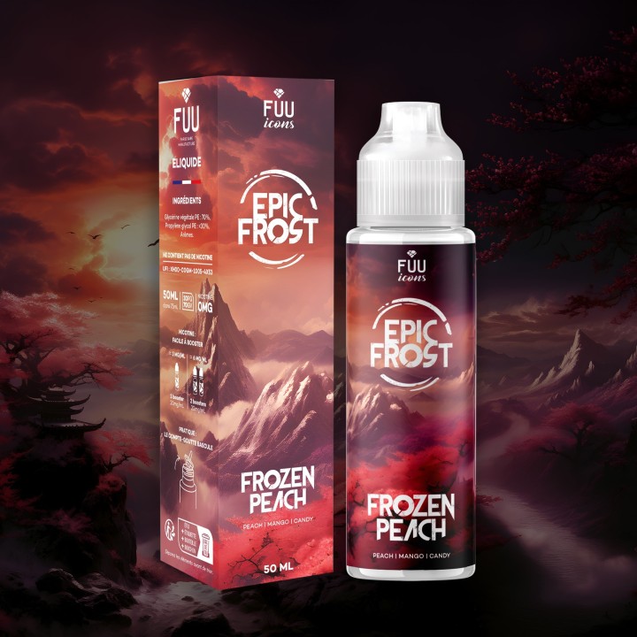 Frozen Peach 50ml | EPIC FROST | FUU