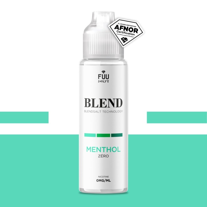 BLEND Zéro Menthol Grand format | Blendsalt Technology | FUU