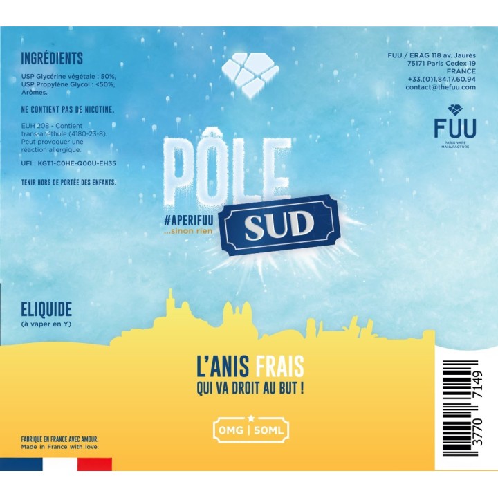 Pôle Sud | Eliquide 50ml | FUU
