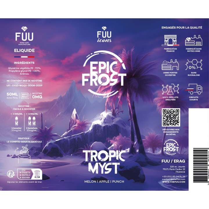 Tropic Myst 50ml | EPIC FROST | FUU