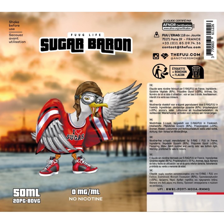 Sugar Baron 40ml| FUU