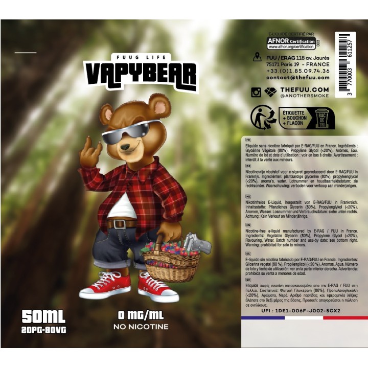 Vapybear 40ml| FUU