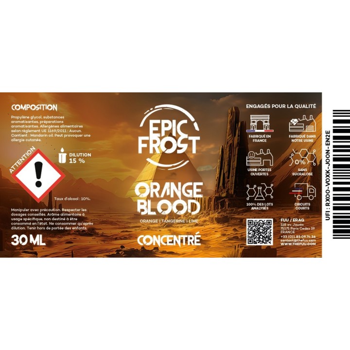 Orange Blood 30ml | FUU Concentrés