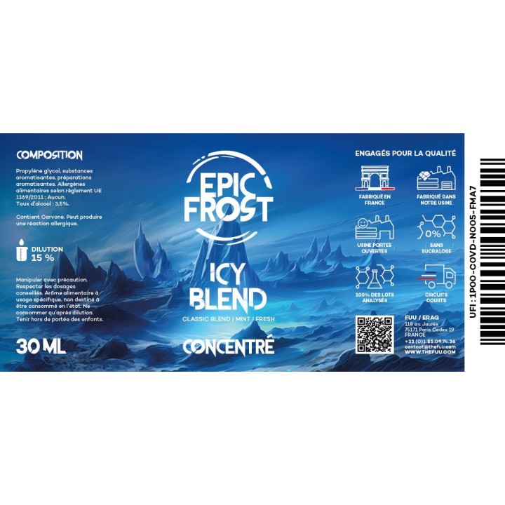 Icy Blend 30ml | FUU Concentrés
