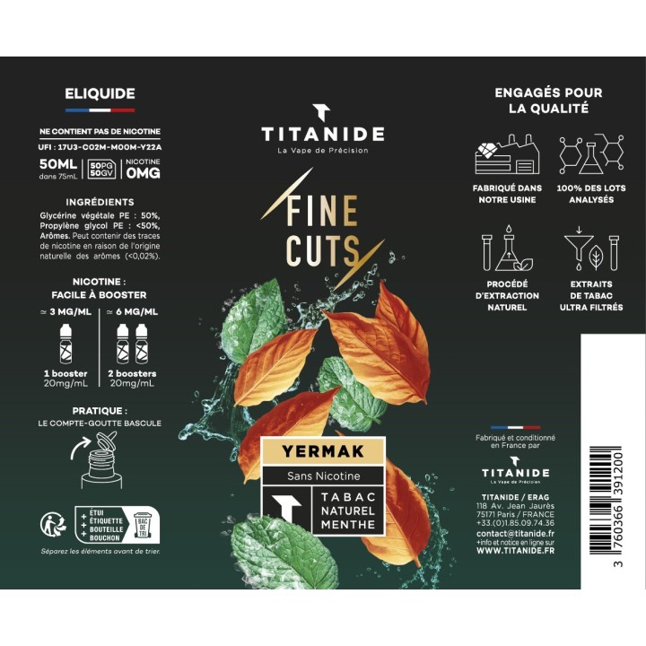 Fine Cuts 50ML|YERMAK