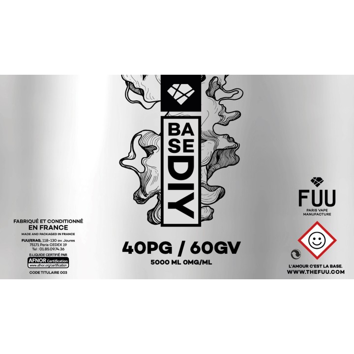 Base DIY 60/40 5L | FUU