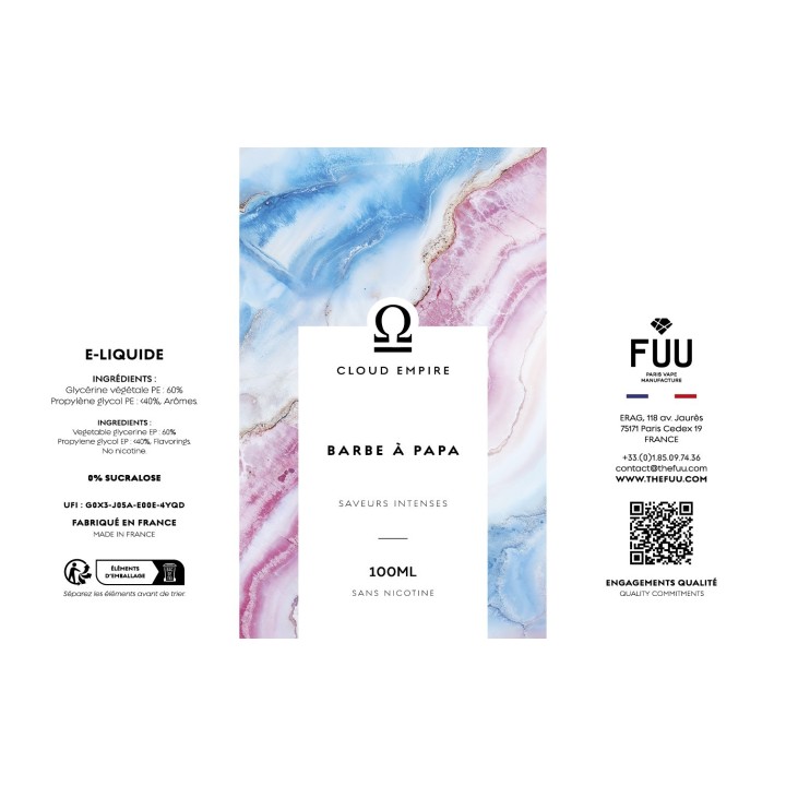 Cloud Empire 100ml | Barbe à Papa