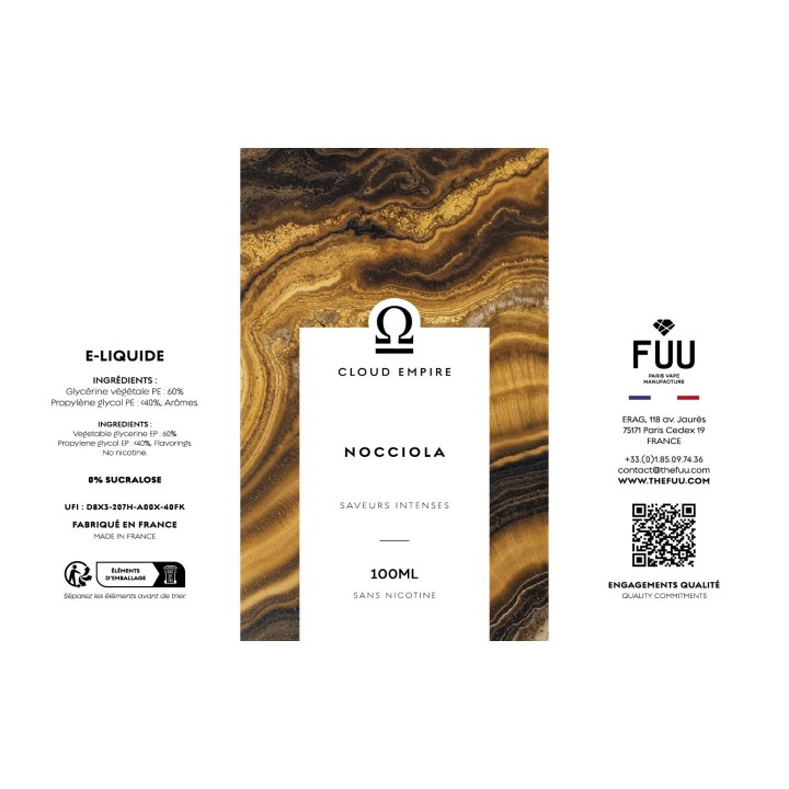 Cloud Empire 100ml | Nocciola