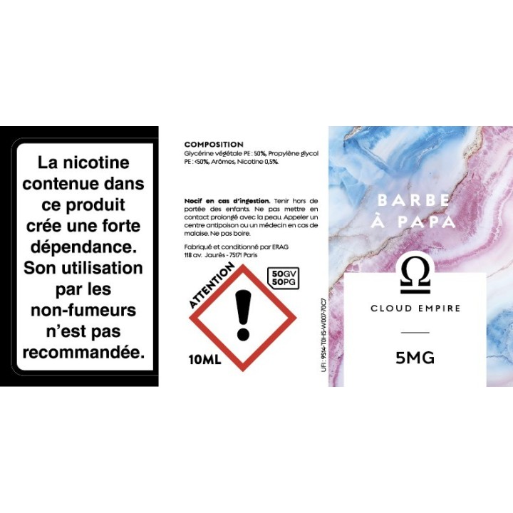 Cloud Empire 10ml | Barbe à Papa