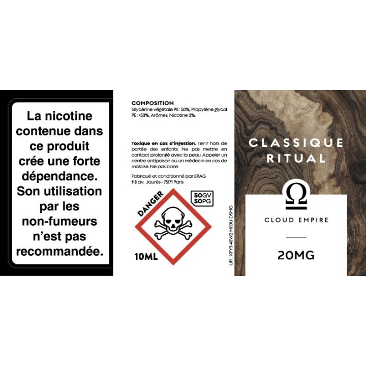 Cloud Empire 10ml | Classique Ritual