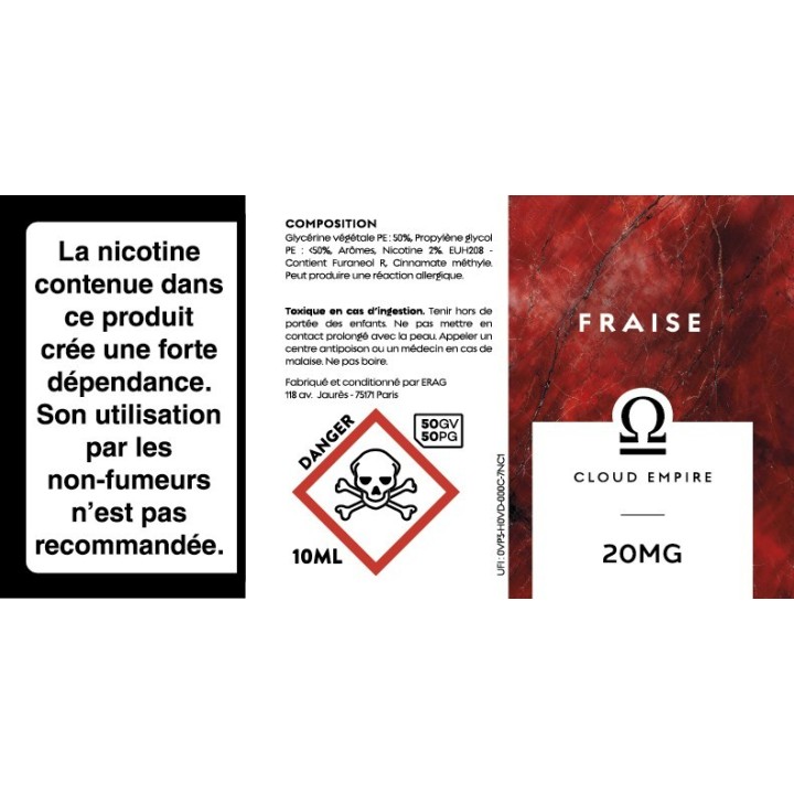 Cloud Empire 10ml | Fraise