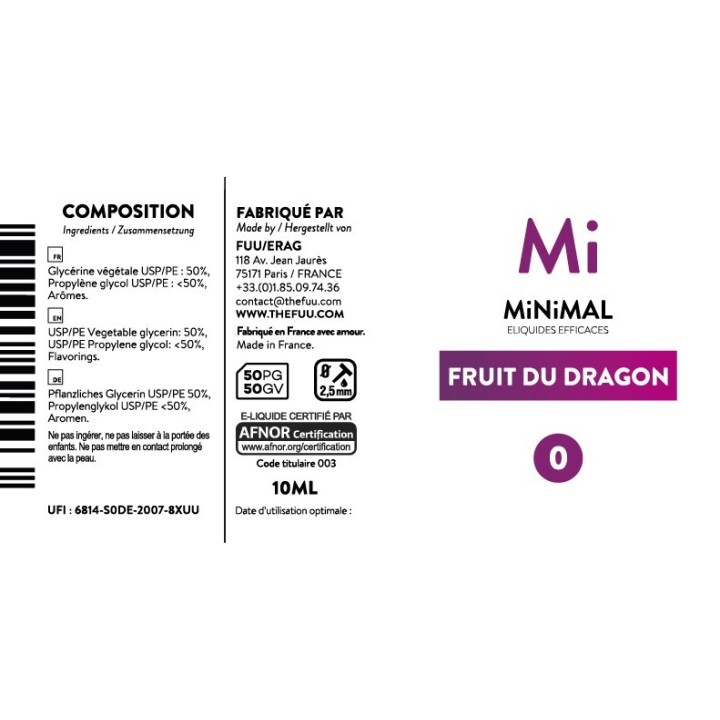 MiNiMAL | Fruit du Dragon
