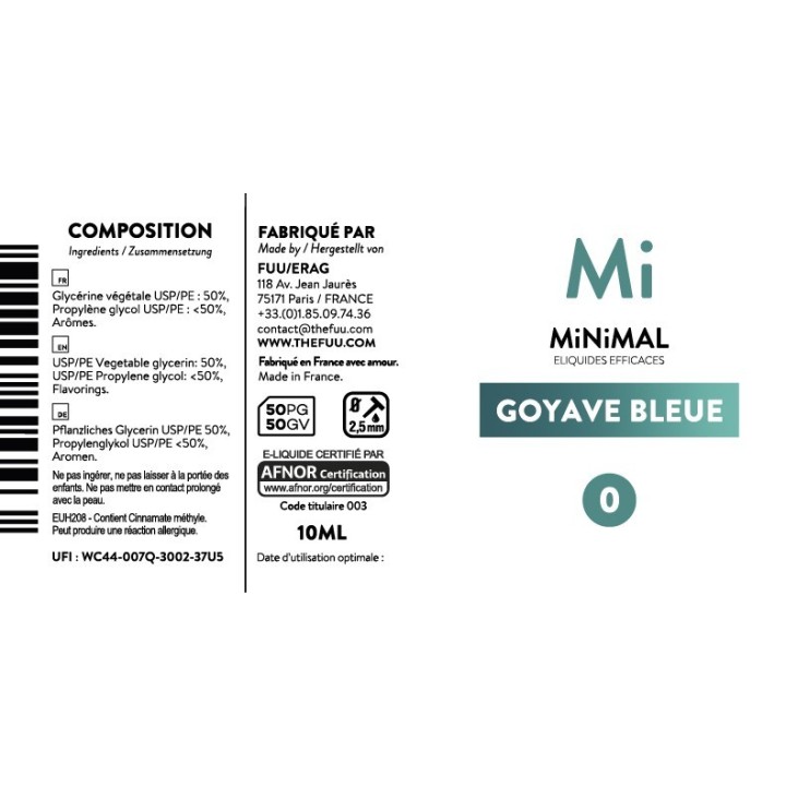 MiNiMAL | Goyave Bleue