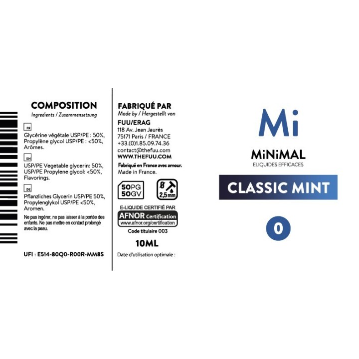 MiNiMAL | Classique Mint