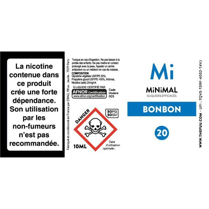 MINIMAL Bonbon 10ml | FUU