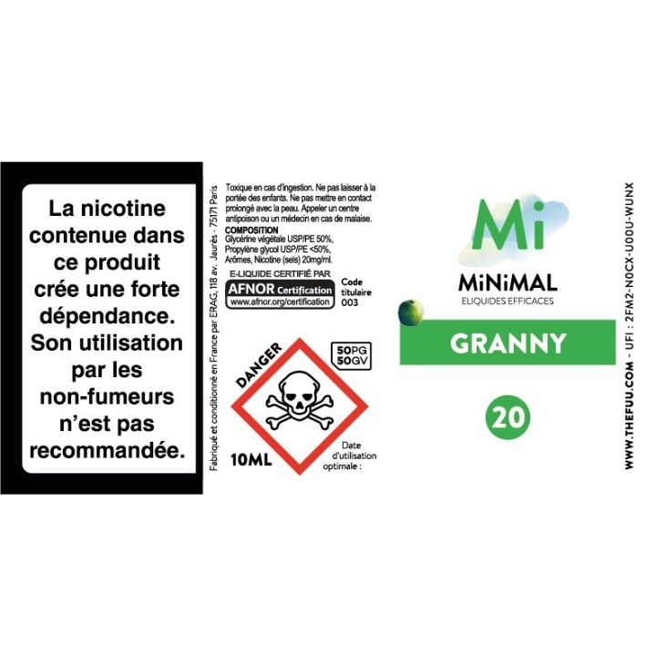 MINIMAL Granny 10ml | FUU