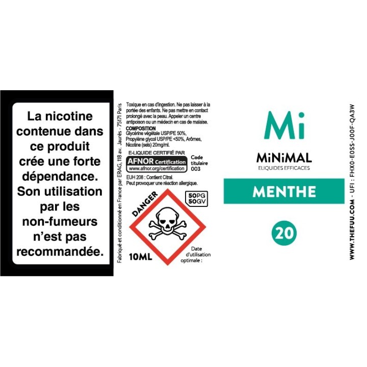 MiNiMAL mint 10ml | FUU