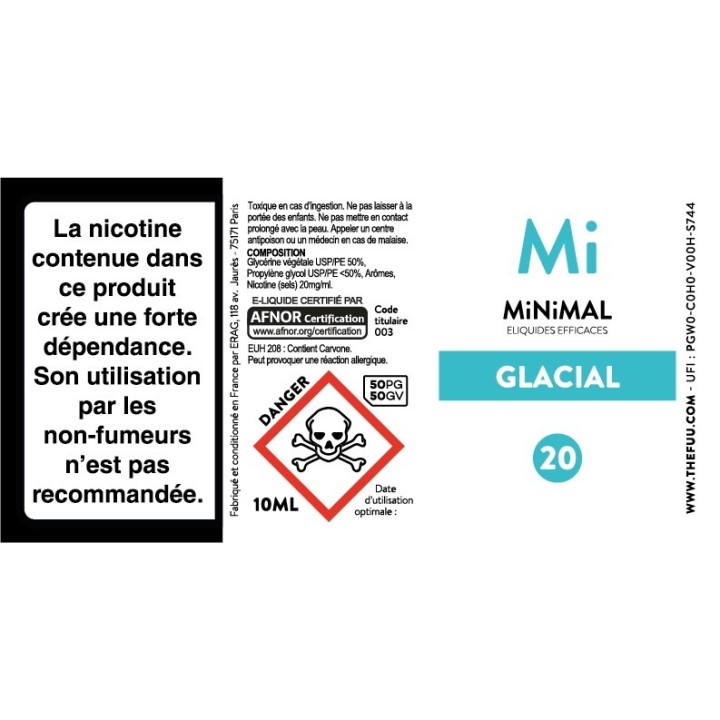 MINIMAL Glacial 10ml | FUU