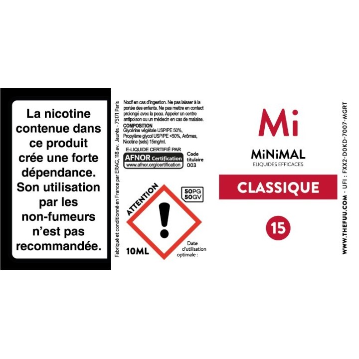 MINIMAL Classic 10ml | FUU