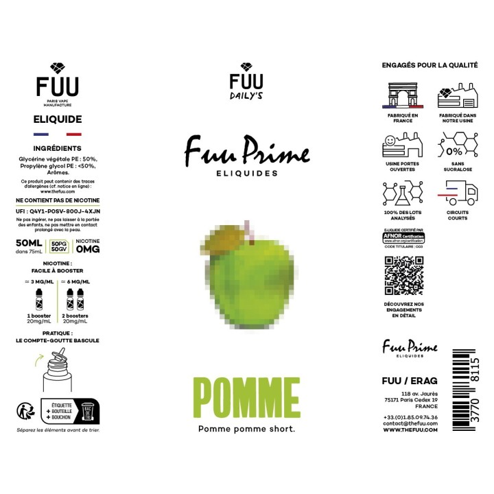 Pomme 50ml | Fuu Prime