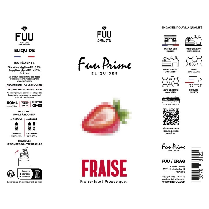 Strawberry 50ml | Fuu Prime