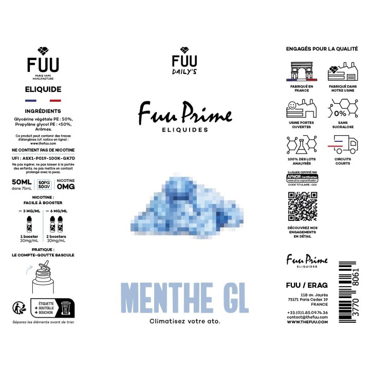 White Mint 50ml | FUU Prime
