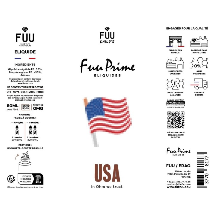 USA 50ml | FUU Prime