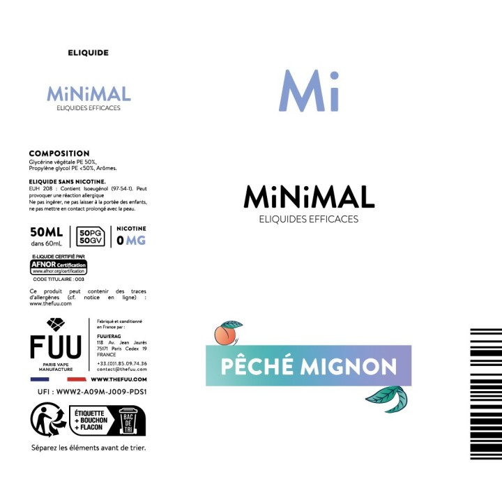 MINIMAL Pêché Mignon grand format | FUU