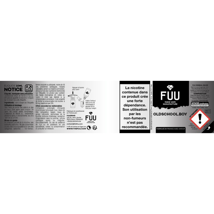 Old School Boy 10ml | FUU