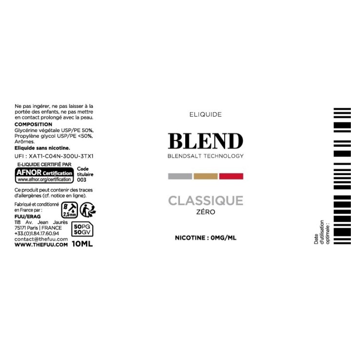 BLEND Zero | Blendsalt Technology | FUU
