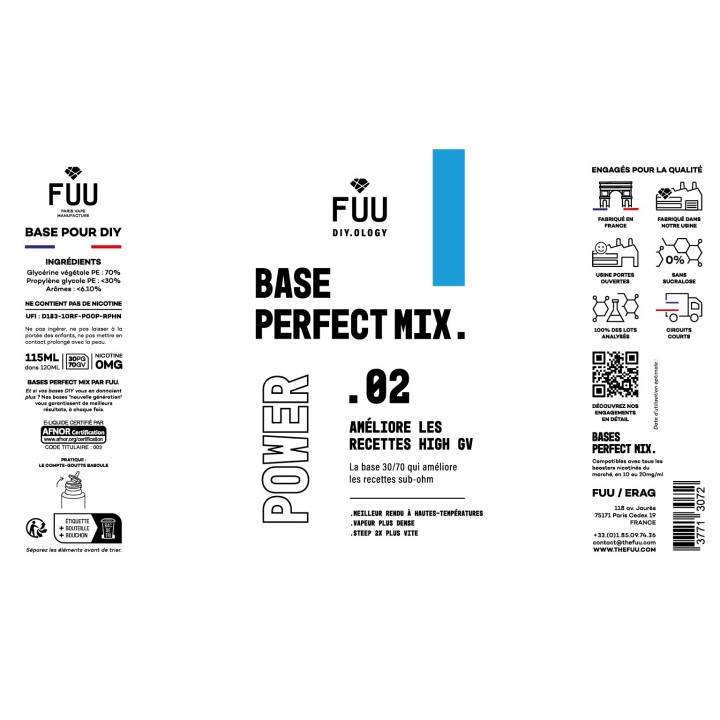 Base Power .02 - 115ml | Perfect Mix