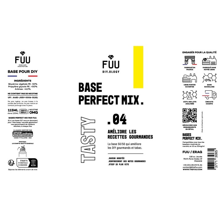 Base .04 Tasty - 115ml | Perfect Mix