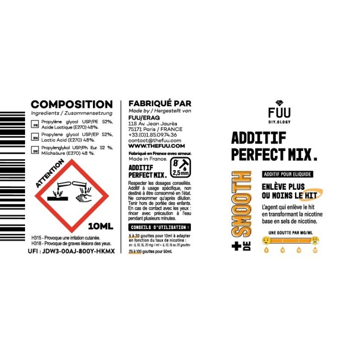 Plus de Smooth| Perfect Mix Additifs