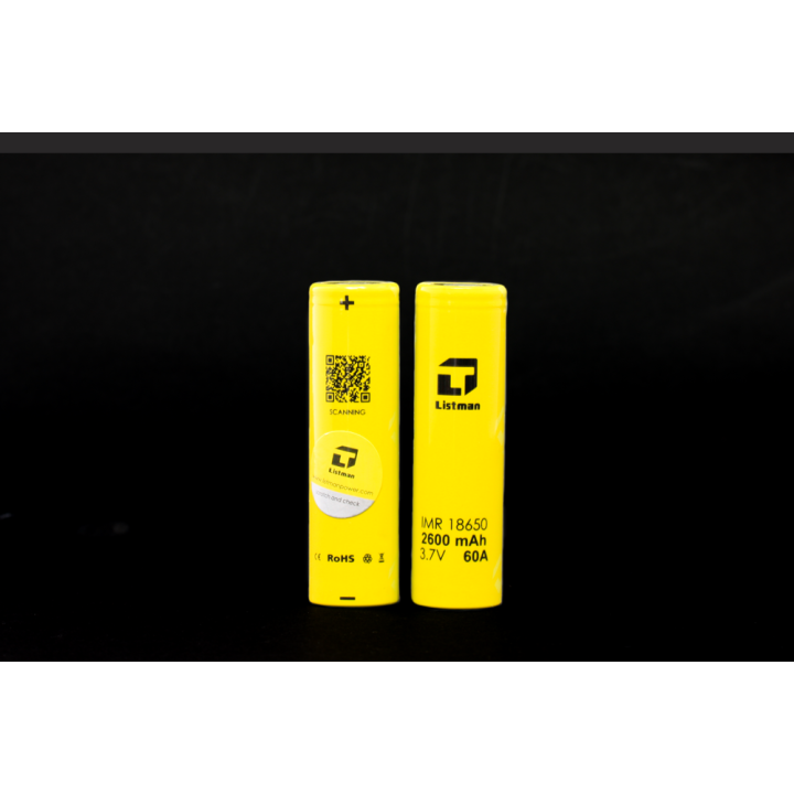 Accu Listman 18650 2600mAh 60A
