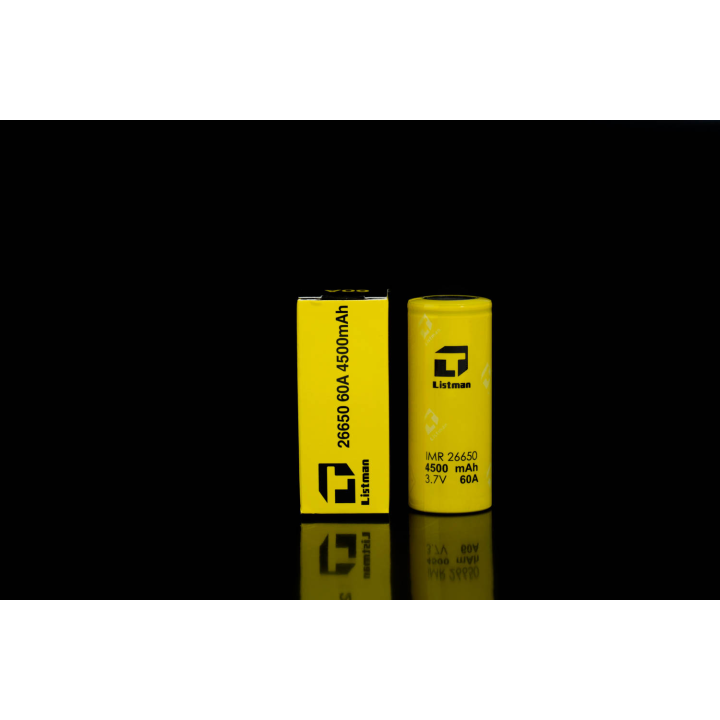 Accu Listman 26650 4500mAh 60A