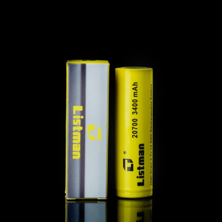 Accu Listman 20700 3400mAh 40A