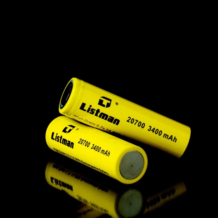 Accu Listman 20700 3400mAh 40A