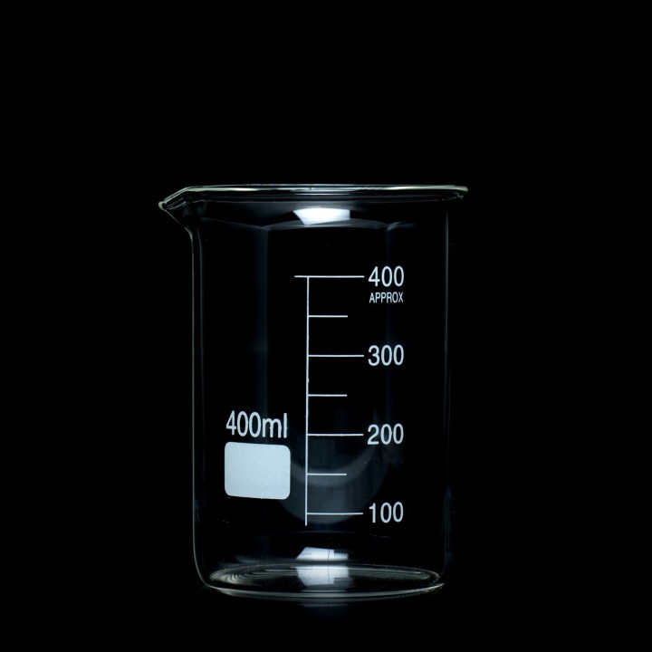 FUU - Beaker Borosilicate 400ml Low Form