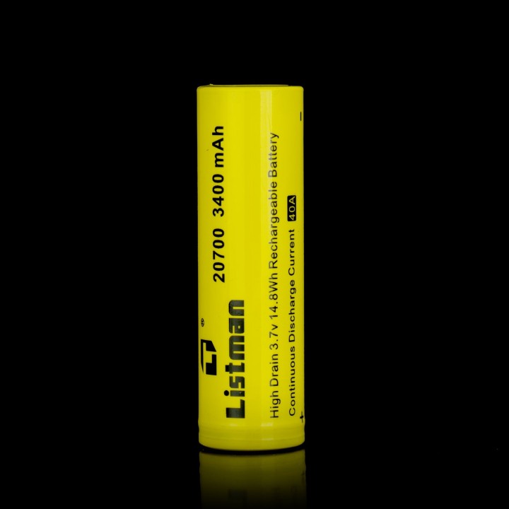 Accu Listman 20700 3400mAh 40A